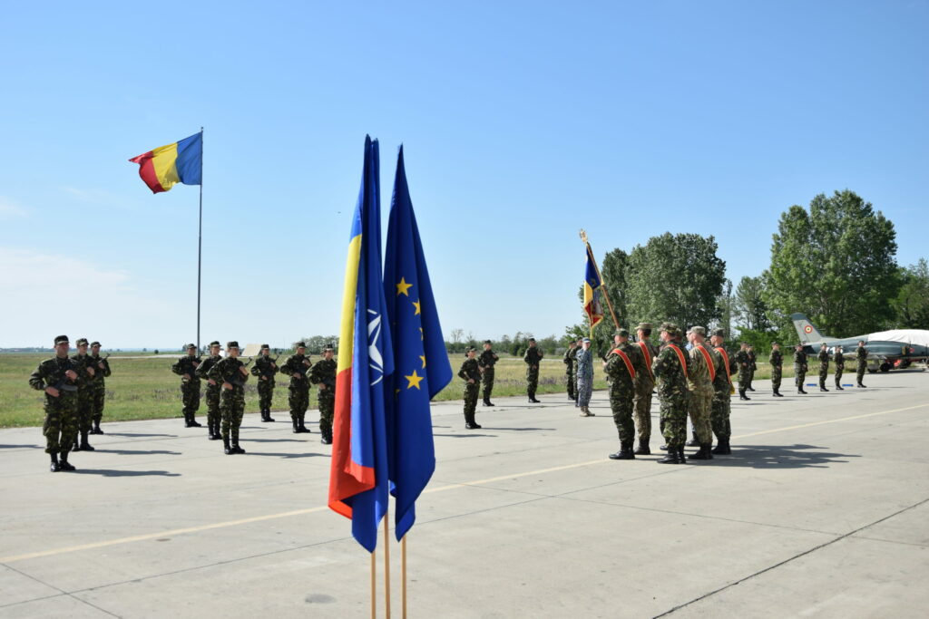 Ceremonie de depunere a jurământului militar