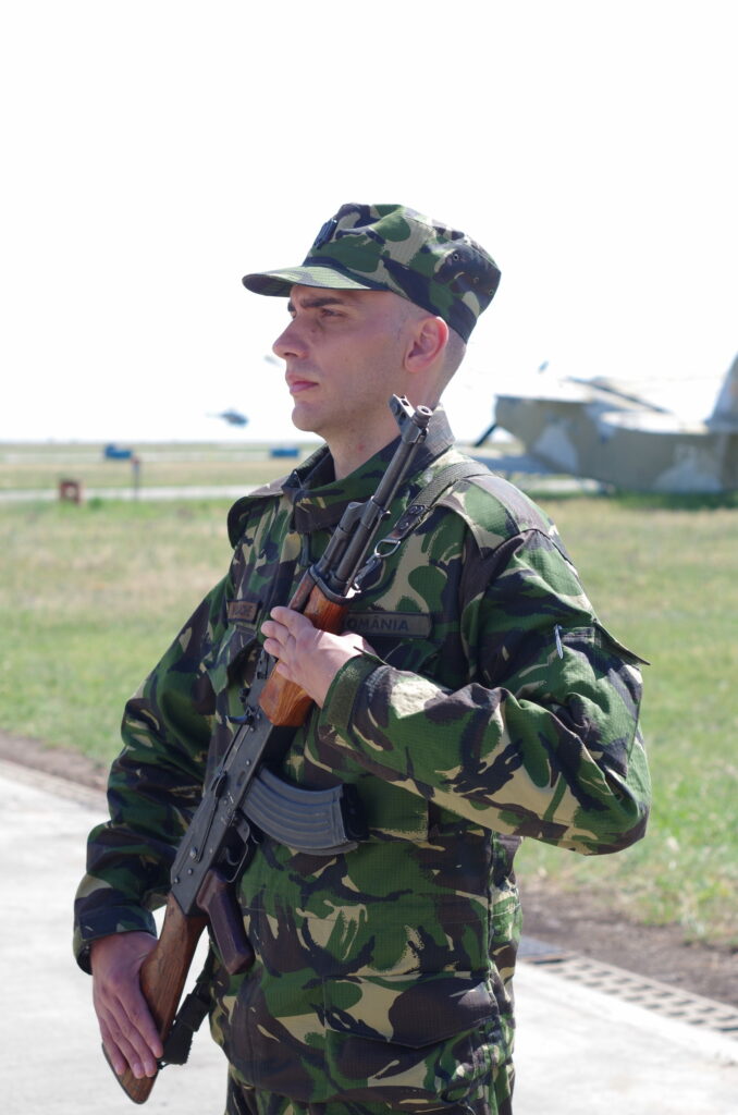 Ceremonie de depunere a jurământului militar