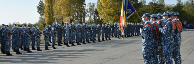 Ceremonie  de depunere a jurământului militar